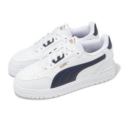 Puma Shuffle Downtown White Navy Men Unisex Casual Lifestyle Shoes 402596-04