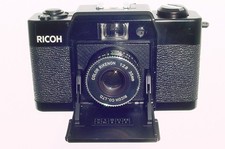 Ricoh FF-1 35mm Film Compact Manual Camera Color Rikenon 35/2.8 Lens	- Excellent
