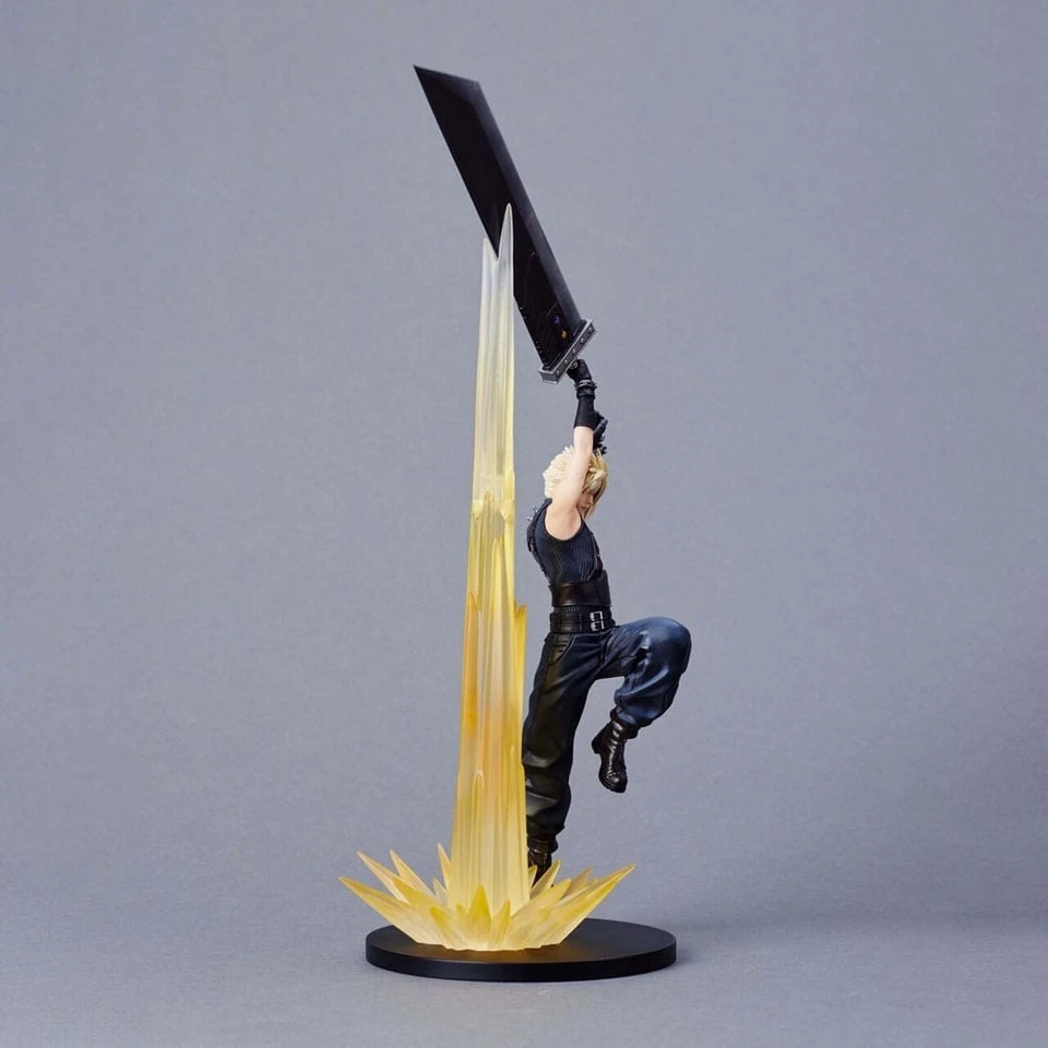 Final Fantasy VII Rebirth - Statuetta Cloud Strife Originale Square Enix Figure - Immagine 2 di 4