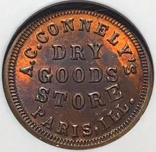 Paris IL690B-2a R-7 NGC MS-65 BN - A.C. Connely's Dry Goods Store - Among Finest