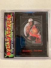 1997 Upper Deck Plak Attack MICHAEL JORDAN - Wall Plaque w/ Trading Card