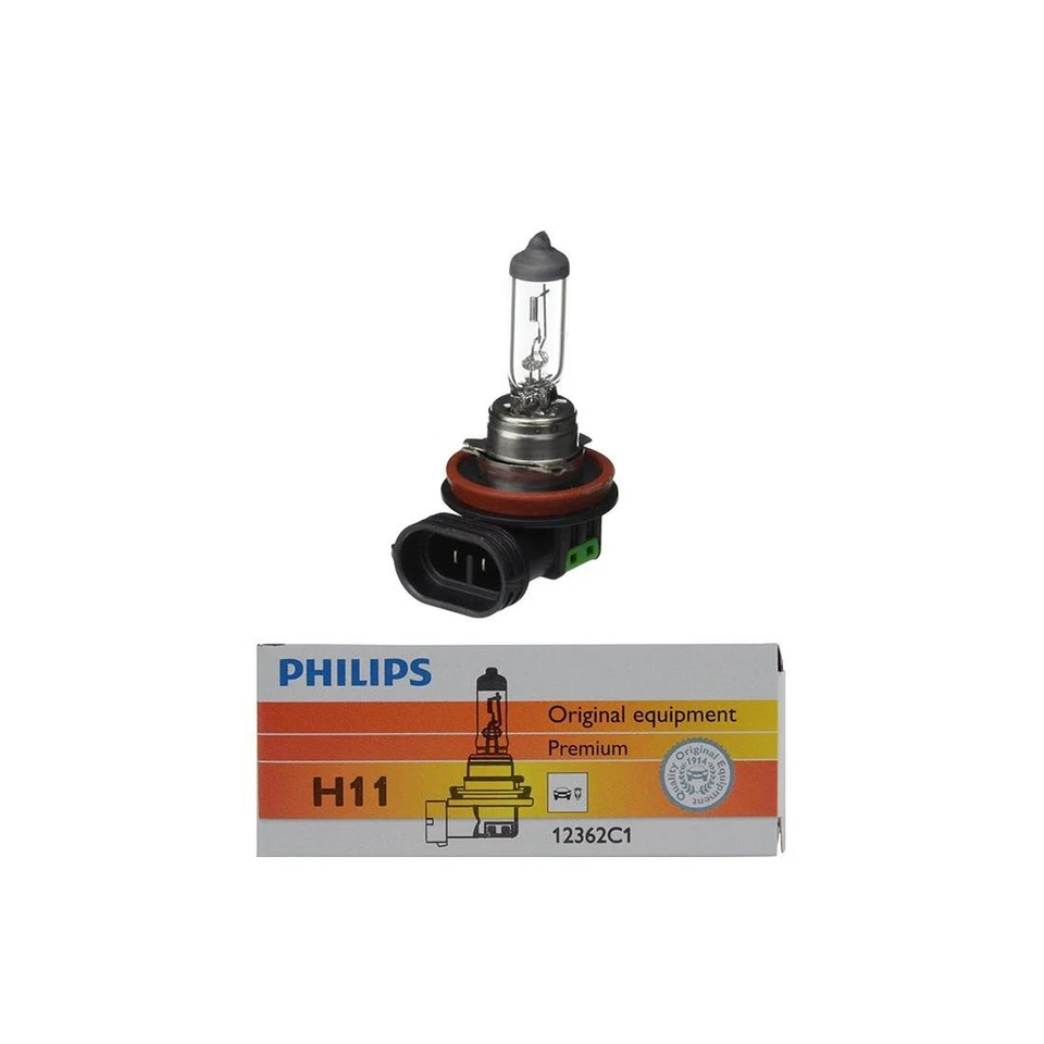 H11 Philips 1 pieza bombilla de faro haz bajo para Aston Martin V12 Vantage 2010-2016 Foto 2 de 4