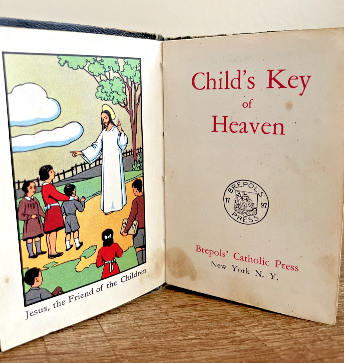 Vintage KEY OF HEAVEN (Catholic Prayer Book, 1956, Pocket Sized