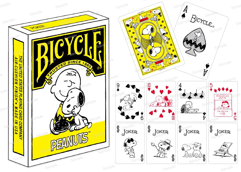 Snoopy Peanuts Bicycle Playing Cards Deck NEW Sealed - Image 3 of 4