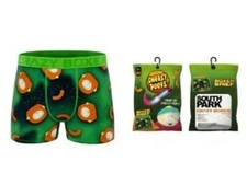 South Park Cheesy Poofs Crazy Boxer Briefs Men's Size M, L, Cartman Underwear D4
