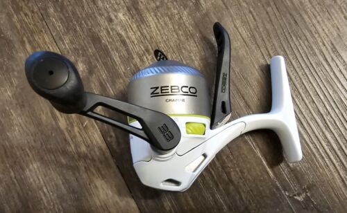 ZEBCO CRAPPIE 33 MICRO 4.3:1 GEAR TRIGGER SPIN FISHING REEL NEW NO BOX UNDERSPIN