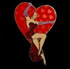 Disney Auctions Jessica Rabbit Heart Le 500 Pp35933 Rare Pin