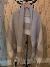 NWT - Justin & Taylor Fringed Scarf/Wrap