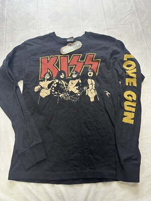 NWT Vintage 2004 KISS Love Gun Longsleeve t-shirt Official size M Made in USA