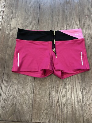 pink spandex shorts nike