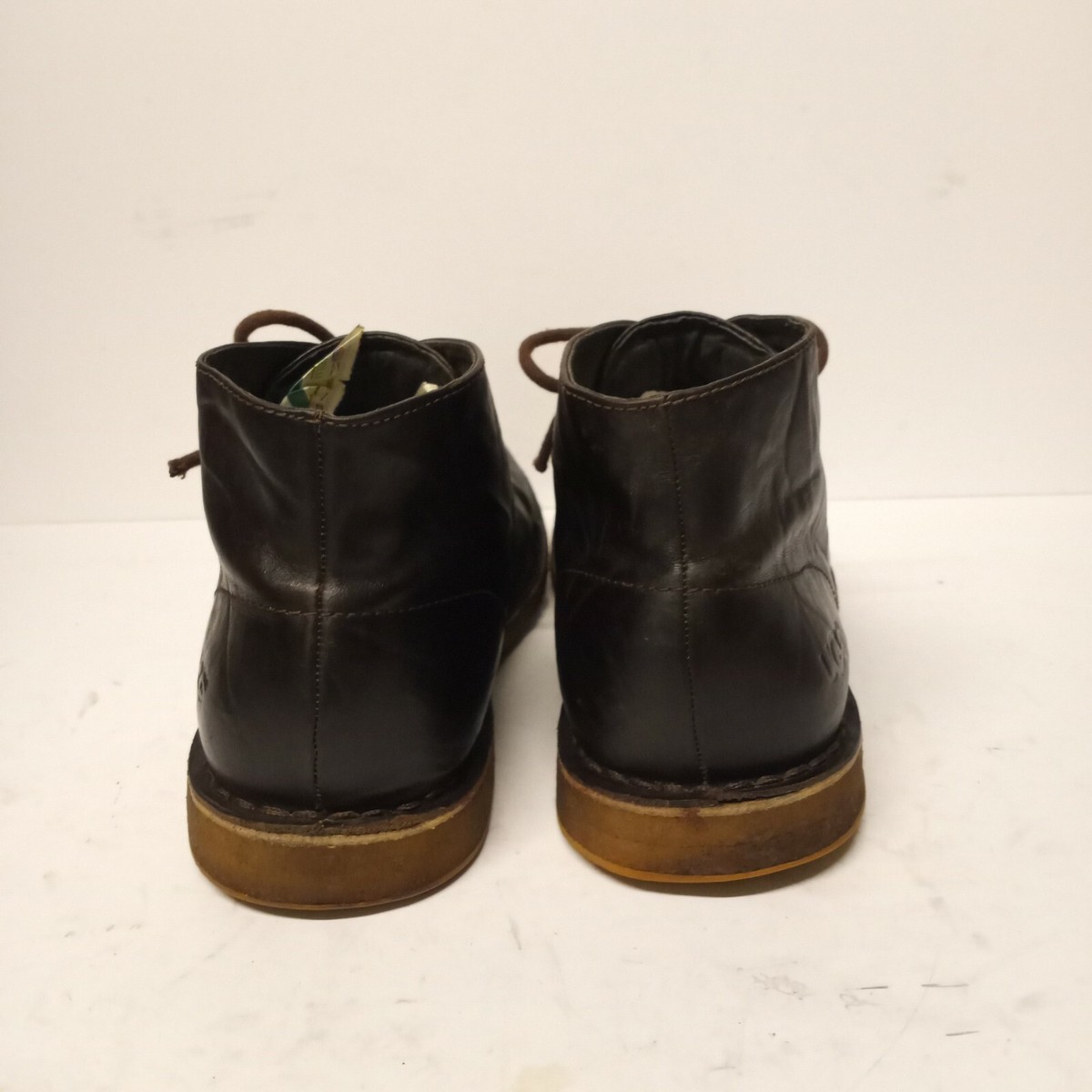 UGG LEIGHTON BROWN LEATHER CHUKKA LACE UP BOOTS SIZE 8 UGG Men main image 3