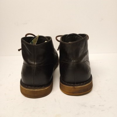 UGG Australia Leighton Brown Leather Lace-Up Chukka Ankle  display picture 1