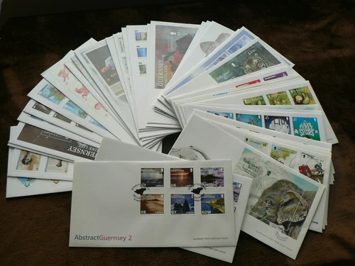 Guernsey First Day Covers, 2010 - 2014, Multi-Listing, Sold Individually