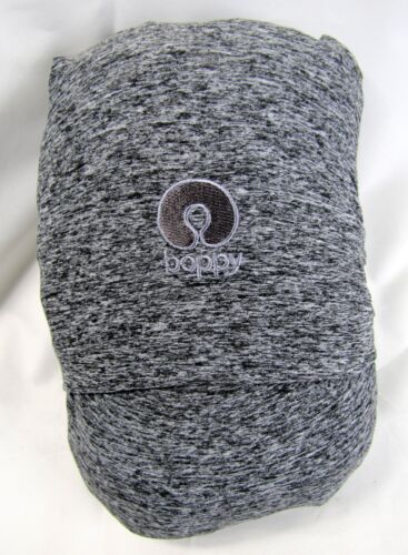 Boppy Baby Carrier Soft Yoga Type Heathered Gray Waist Pocket 3 Positions 8-35lb - Picture 1 of 3