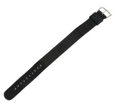 Timex Men's 20mm One-Piece Slip-Thru 2MM Thick Heavy-Duty Nylon Watch Band