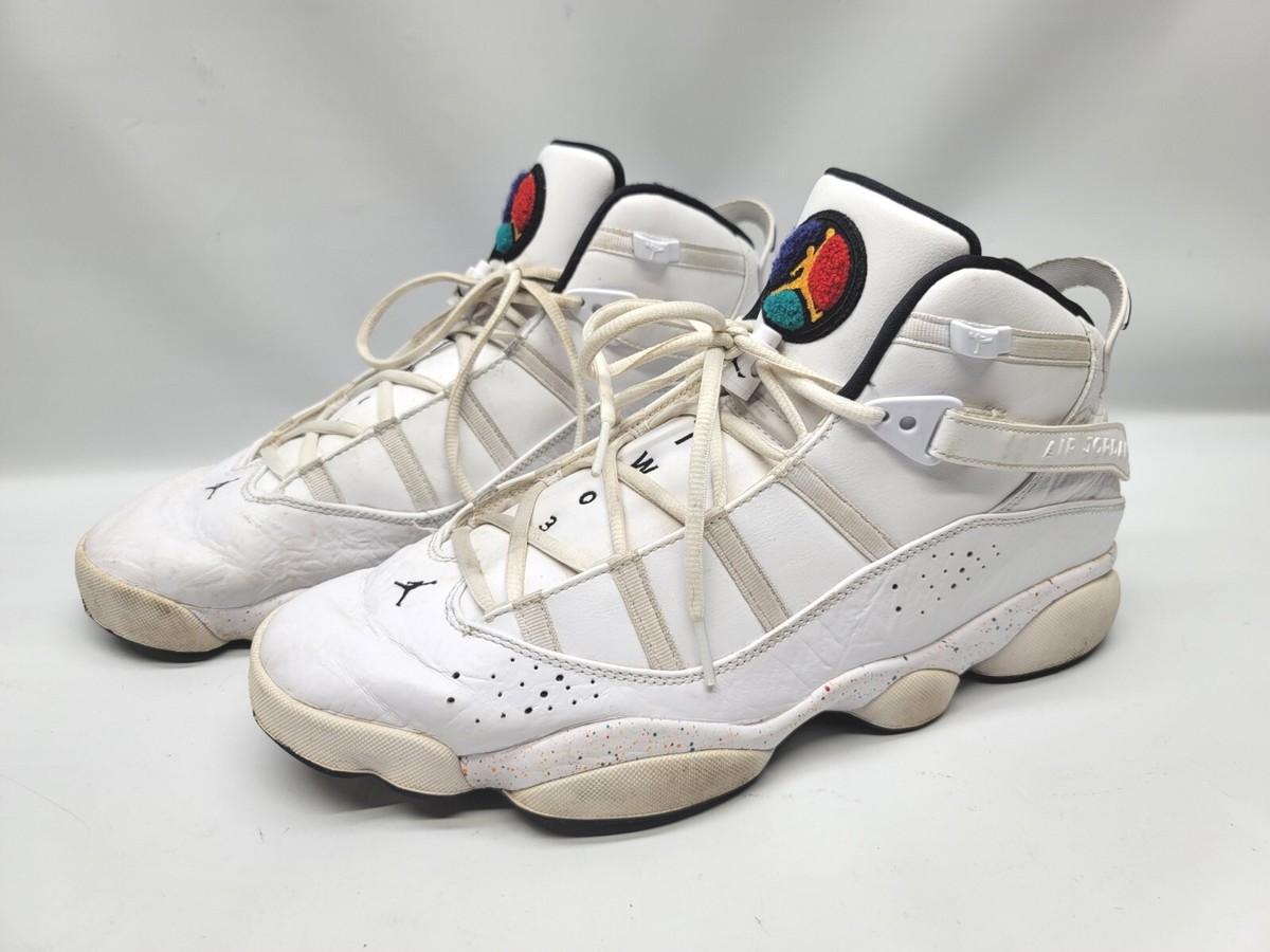 Nike Air Jordan 6 Rings Confetti Paint Splatter Sneakers Nike Air Jordan 6 Rings Confetti Paint Splatter Sneakers