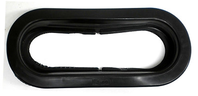 1- 6'' Oval Black Rubber Grommet Bezel Sealed Beam Light Trailer Truck LED Gasket