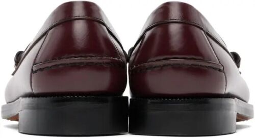 Sebago Classic Dan Herren Grandeur Gr. 14 handgenäht Schuhe Halbschuh Granat Burgund NEU - Bild 7 von 11