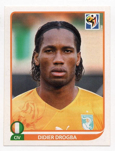 #542 Didier Drogba Panini FIFA World Cup South Africa 2010