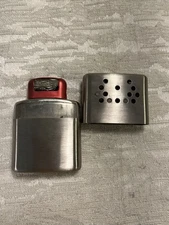 Vintage JON-E Hand Warmer Giant Size Stainless Steel Aladdin 1960s Made In USA