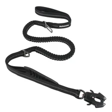 Heavy Duty Tactical Dog Leash 4-6 Foot Reflective Bungee with Frog Clip, Two ...