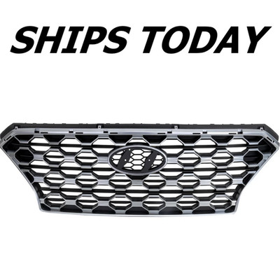NEW Front Grille For 2019-2020 Hyundai Santa Fe Without Camera Hole