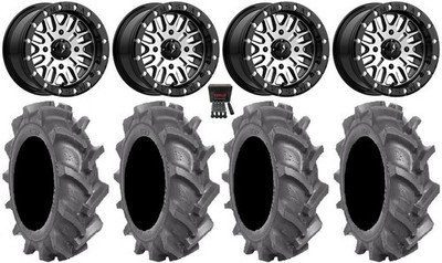 MSA Brute Beadlock 14'' UTV Wheels 30'' BKT AT 171 Tires Can-Am Defender