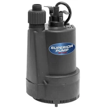 Superior 1/3 HP Submersible Thermoplastic Utility Pump