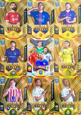 Panini Adrenalyn XL FIFA 365 2026 set 9 pcs GOLDEN BALLER