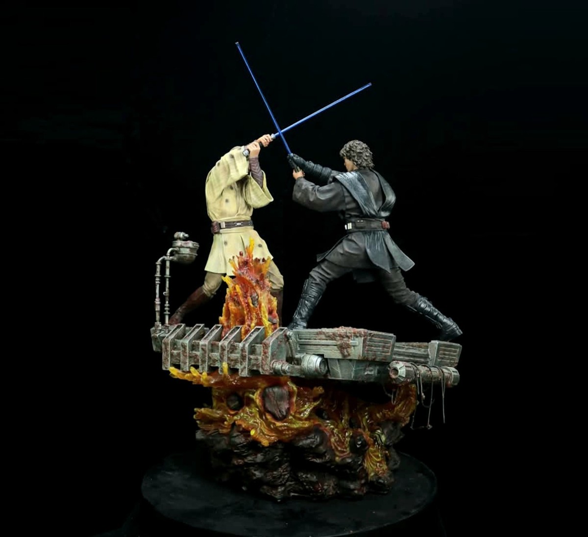 Star wars anakin diorama アナキン The Anakin and Obi Wan Diorama Star Wars 3D Models 3D model