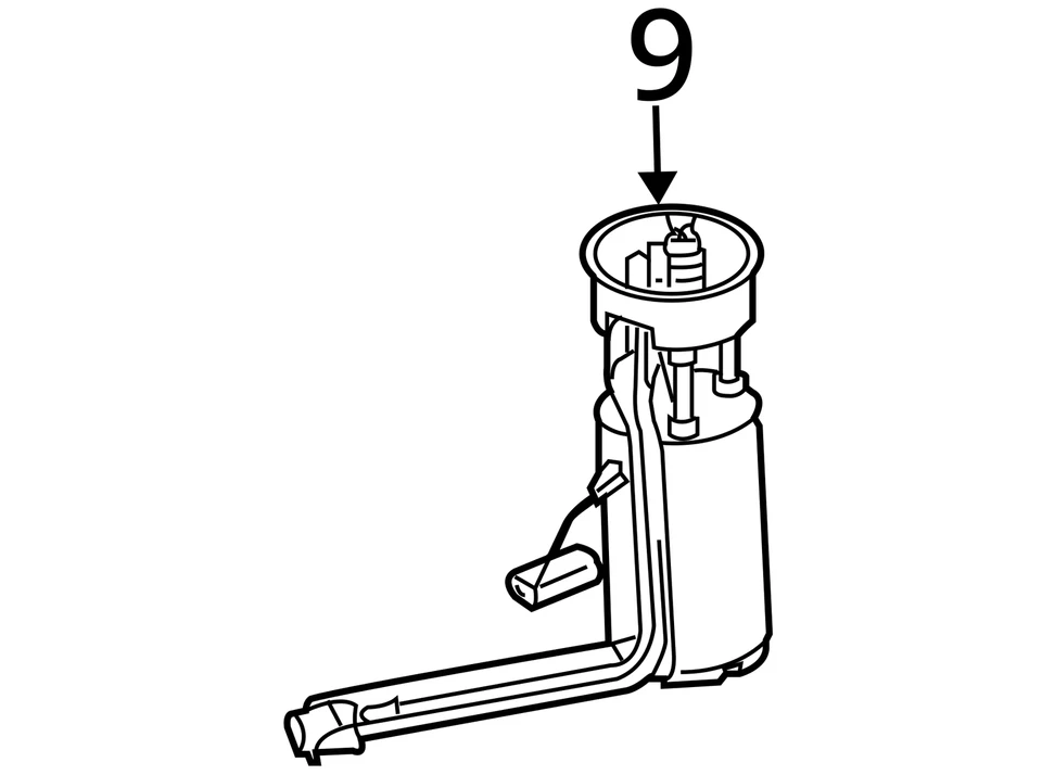 1998-2001 Mercedes-benz Ml320 Electrical Gas Fuel Pump Assembly ZA4OW - Image 4 of 4
