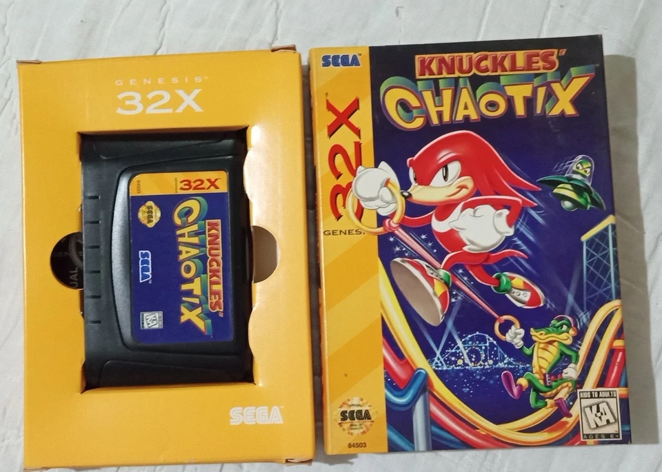 Sega Genesis 32x Knuckles Chaotix, Punisher, & Castlevania Lot Of 3 Complete VG  - Image 4 of 4