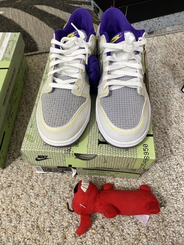 Size 9.5 - Nike Union LA x Dunk Low Passport Pack - Court Purple - Picture 5 of 14