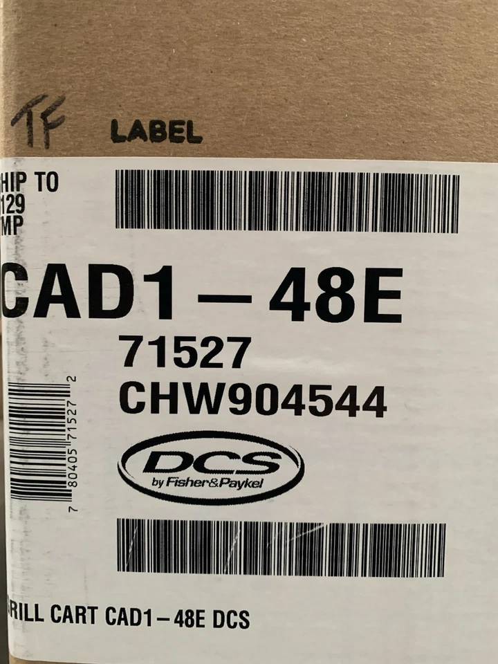 Carro parrilla CAD DCS CAD1-48E 48" - acero inoxidable Foto 2 de 2