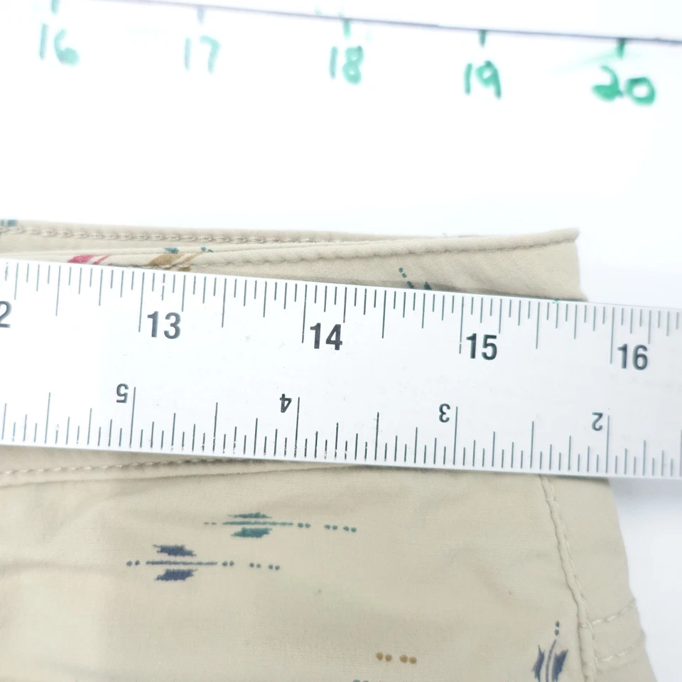 Pantalones Cortos Eddie Bauer Carga Para Mujer 6 Beige Floral Nylon Elastizados Bolsillos Senderismo Foto 2 de 4