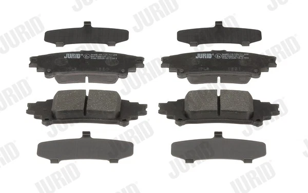 BRAKE PAD SET DISC BRAKE 573405J FOR LEXUS 2AR-FSE 2.5L 4cyl IS III 3.5L 6cyl GS - image 2 of 4