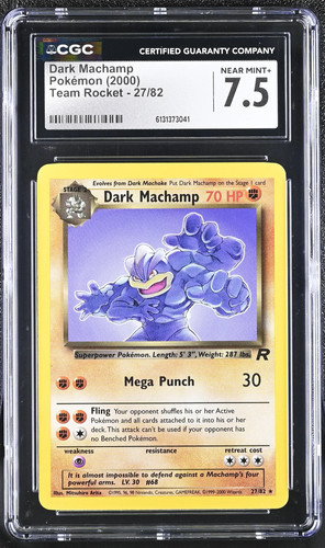 Dark Machamp (Unlimited) graded CGC 7.5 for sale on eBay