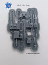 Whistle Stop Models N1000 N Scale Utility Meter, Resin 3D Printed