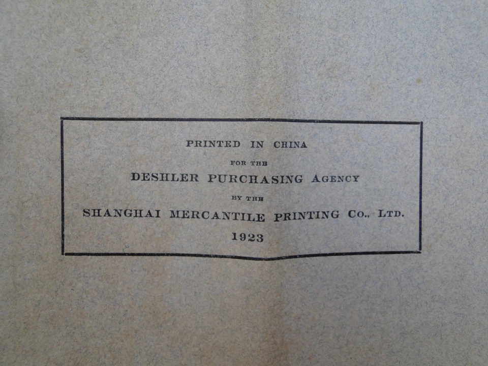 Antique 1923 Mahjong Card Game Complete Set Mah Jong Dice Bone Counters - Image 3 of 4