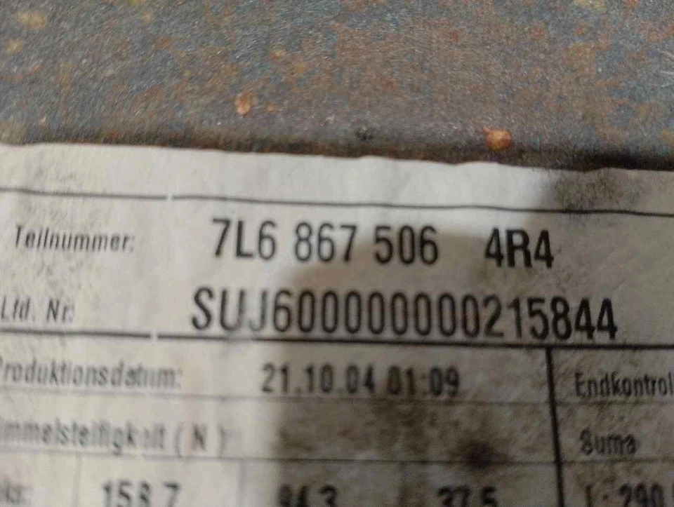 7L6867506 TECHO INTERIOR / CAMPA A / 5110528 PARA VOLKSWAGEN TOUAREG 7LA 2.5 T - Imagen 3 de 4