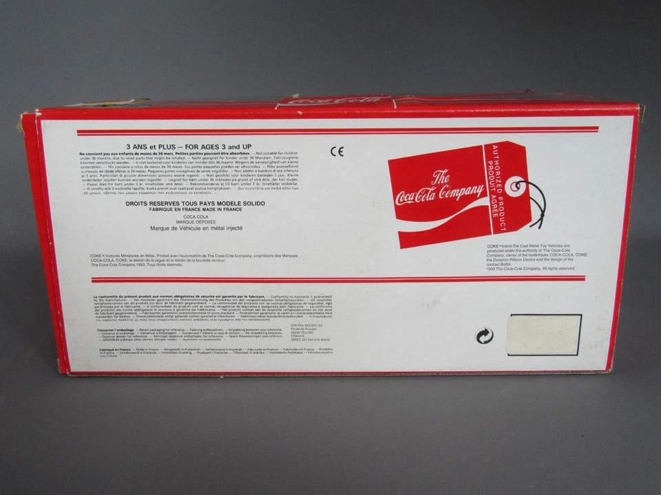 C450 Solido 9508 Boite Vide Coca Cola 1:18 pour VW Combi TI Volkswagen 1966 - Photo 4/4