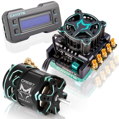 CAYOTE 1/10 TC & Offroad Super-Combo-Set Racing ESC CREST X + Prog.Box + Crest M