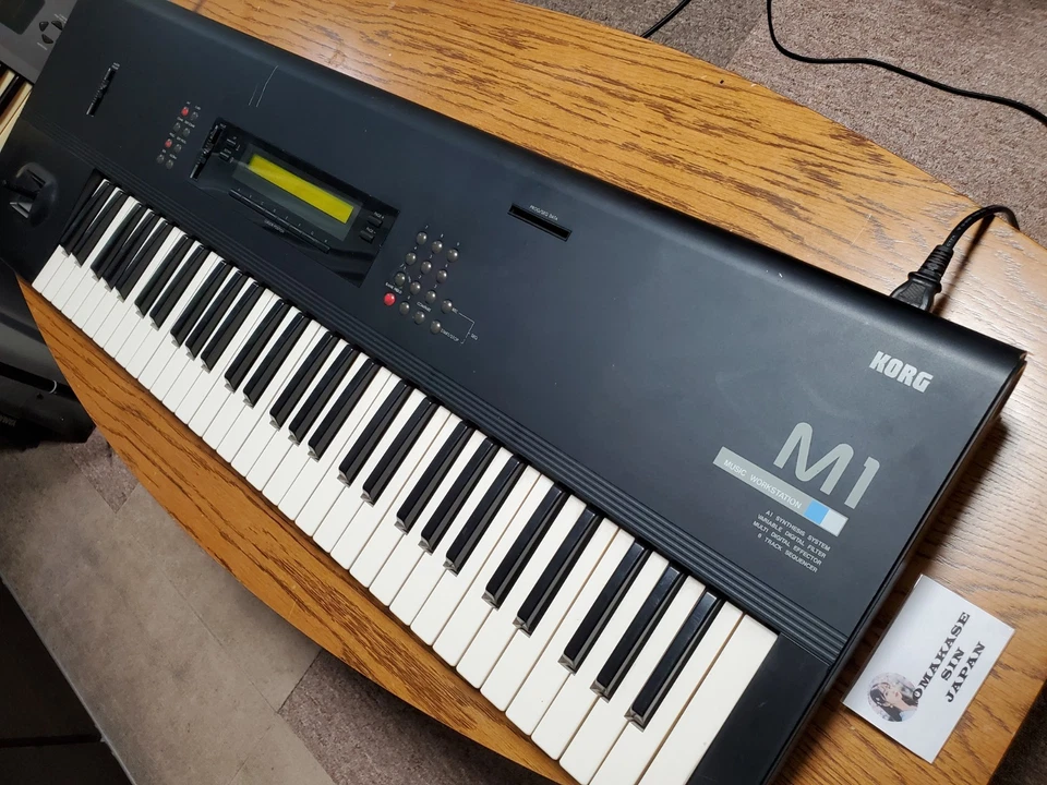 KORG M1 Music Workstation Synthesizer Used New Battery Good Condition Japan - Image 2 of 4
