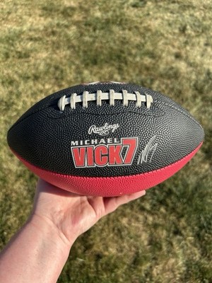 Vintage Rawlings Michael Vick 7 Model Signature Football Falcons
