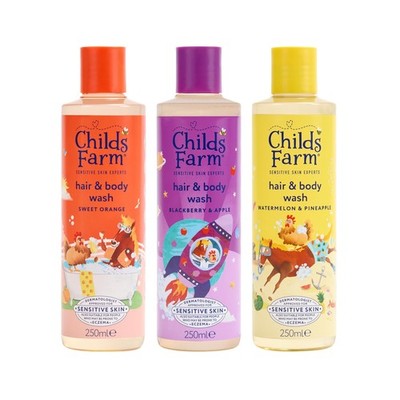 Hair & Body Wash Bundle Sweet Orange (250ml) Blackberry & Apple (250ml) und