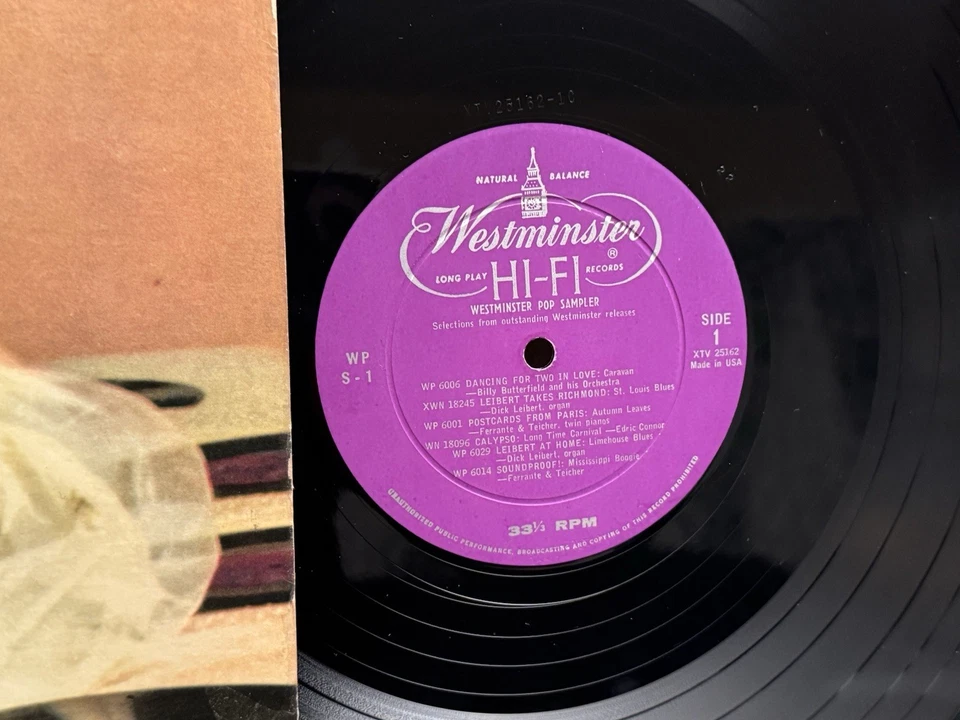 WESTMINSTER POP SAMPLER CHEESECAKE COVER CLASSICAL LOUNGE VINYL LP EX+ - Image 2 of 4