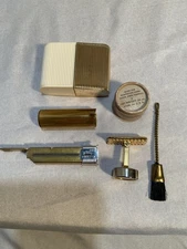 Vintage Schick Eversharp Travel Women's Razor-Injector Razors-Brush-Mini Razor