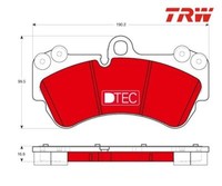 Bremsbelagsatz, Scheibenbremse Dtec Cotec Trw GDB1720DTE