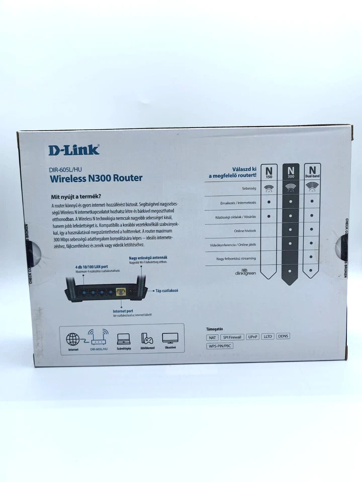 D-Link Wireless N300 Router DIR-605L/HU 300Mbps 2,4GHz G119 - Bild 2 von 3