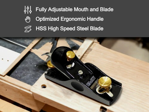 Block Plane with Sack-Up and Extra Blade - Picture 3 of 7